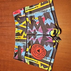 United Lifters Retro Pattern Workout Shorts
